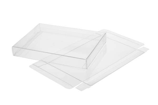 5 Clear Soft Fold Boxes  Holds Up To 75 8.5 x11's Size 8 5/8 x 5/8 x 11 1/8