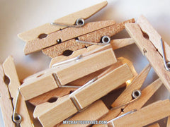 1 3/4 Inch Miniature ClothesPins (Set of 48)