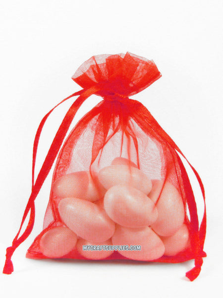 Red Organza Bags