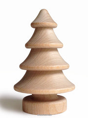 5 Natural Wood 3D Christmas Trees, to Embellish for Holiday Crafts (2.75 Inch)