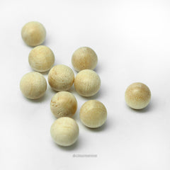 Natural Round Wood Balls 1/4 Inch