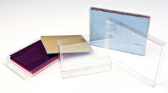 25 Crystal Clear Boxes 5 3/8 x 5/8 x 7 3/8 Inches for A7 Cards, Gifts